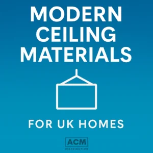 Modern ceiling materials for UK homes promotional design